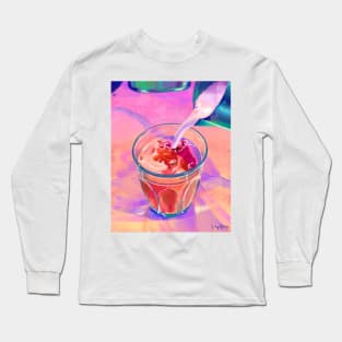 The Birth of a Latte Long Sleeve T-Shirt